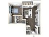 275.1B-B 3D Floor Plan 275.1B-B 3D Floor Plan at The George & The Leonard, Atlanta, GA, 30312